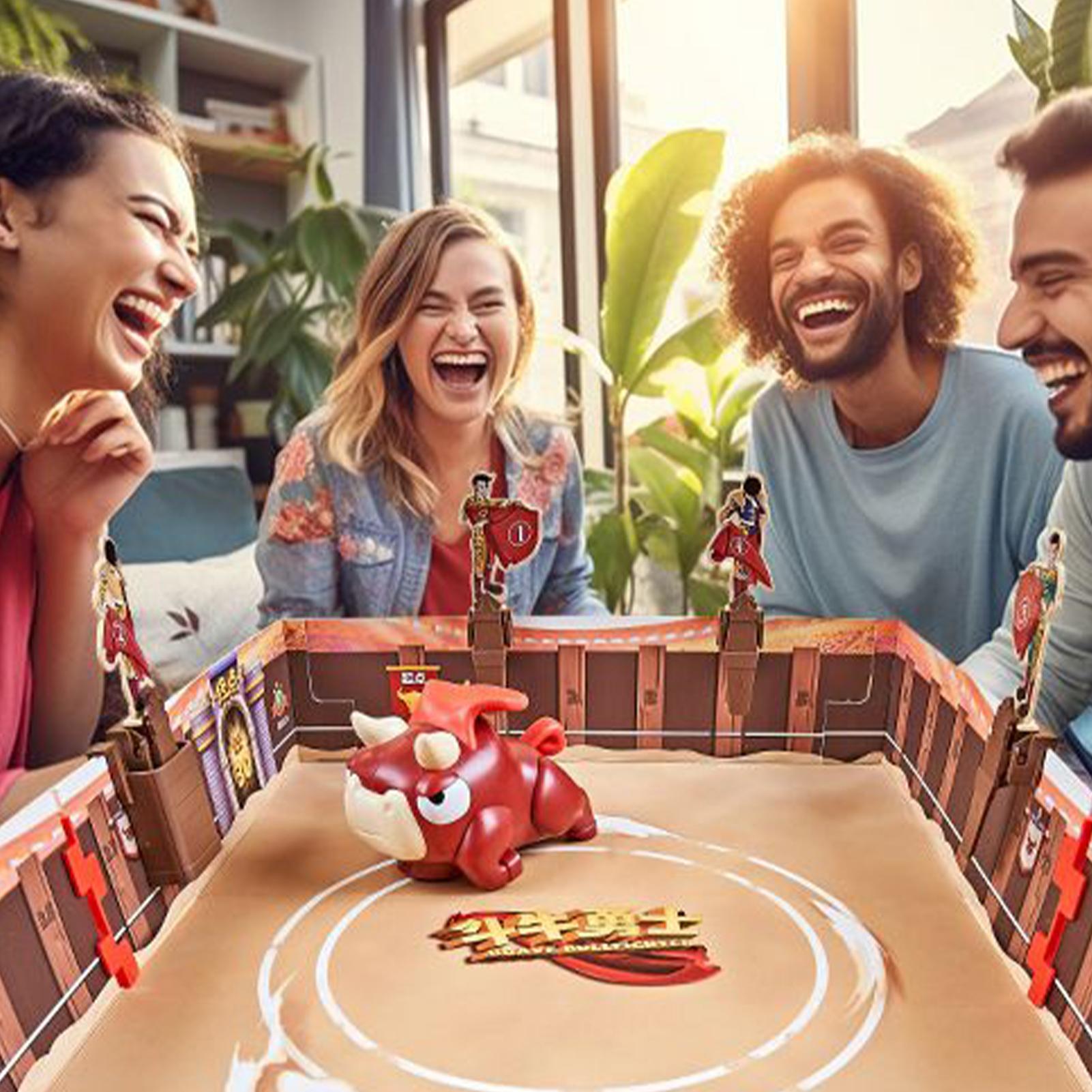 Kids Toys Entertainer - Bullfight Board Game Bullfighting Cooperative Game
