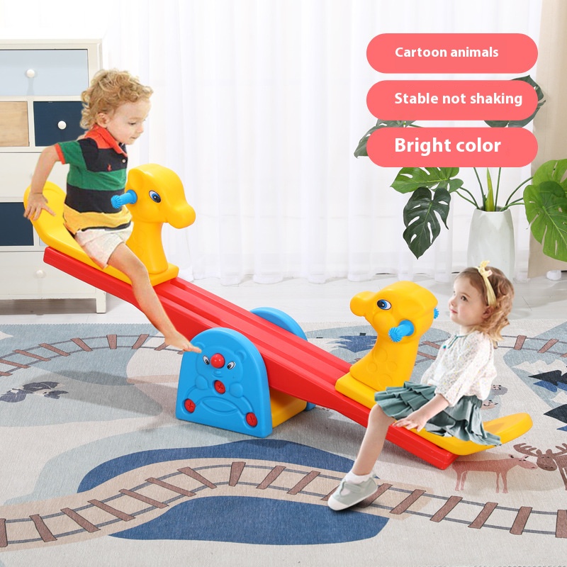 Kids Toys Entertainer - Outdoor Countyard Animal Seesaw Board Toys