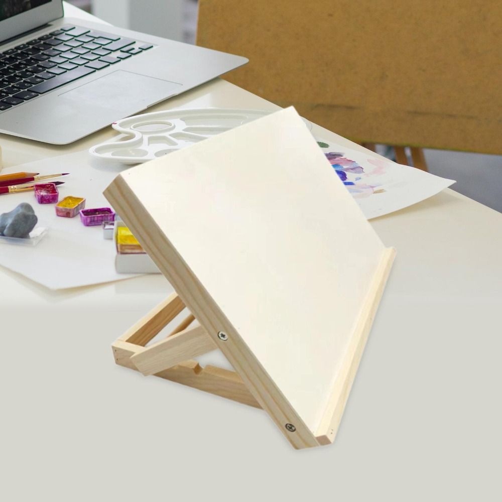 Kids Art Easel - Foldable Tabletop Easel Lightweight Portable Wood