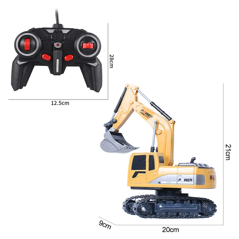 Kids Toys Channel - RC Excavator 2.4Ghz 6 Channel 1:24