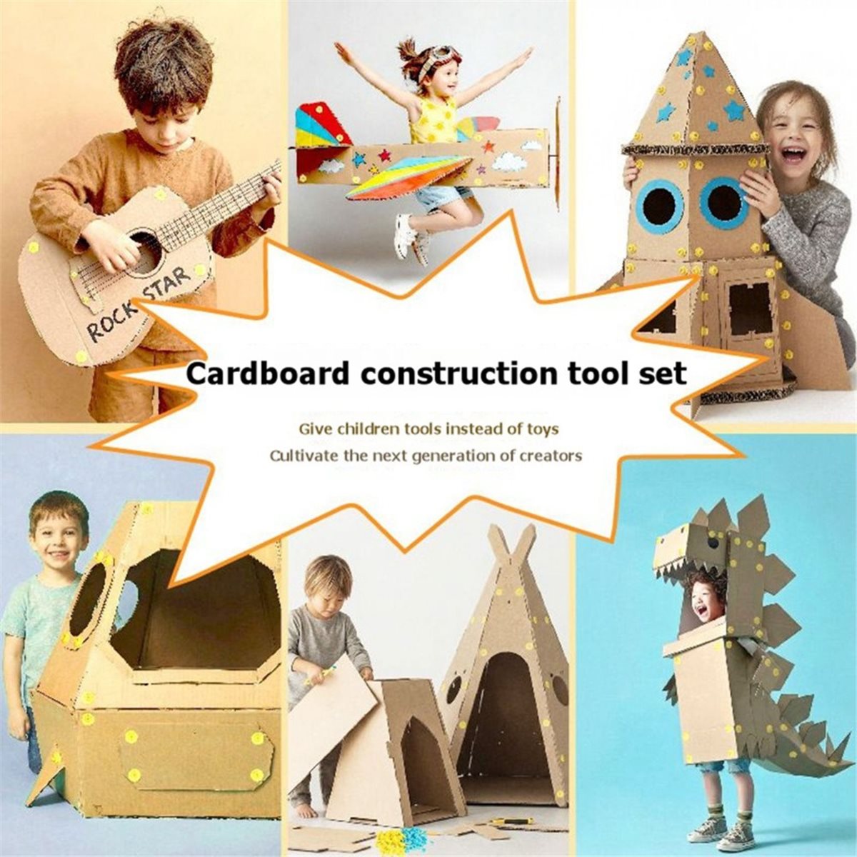 Kids Toys List - 【MUST-HAVE LIST】 Cardboard Construction Tool Kit