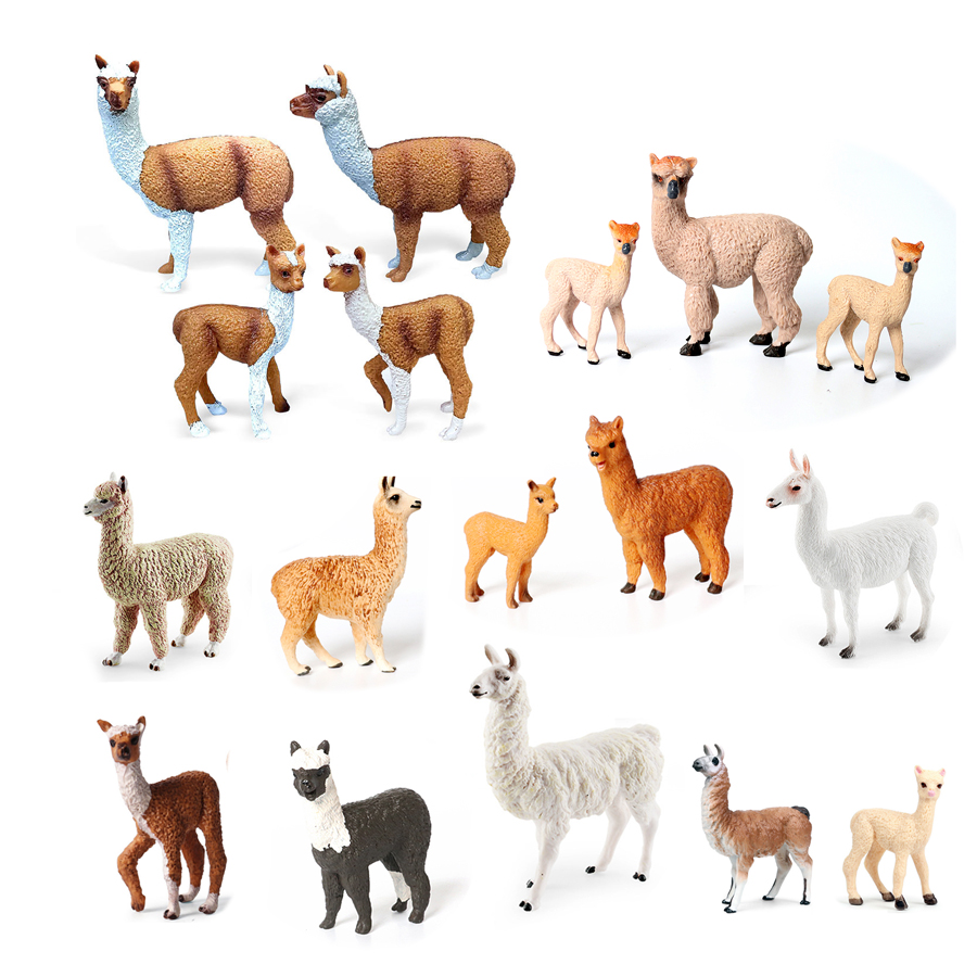 Kids Toys Under 200 - Realistic Farm World Alpaca Animal Model