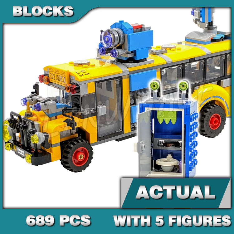 Kids Toys Christmas 2025 - 689pcs Hidden Side Paranormal Intercept Bus
