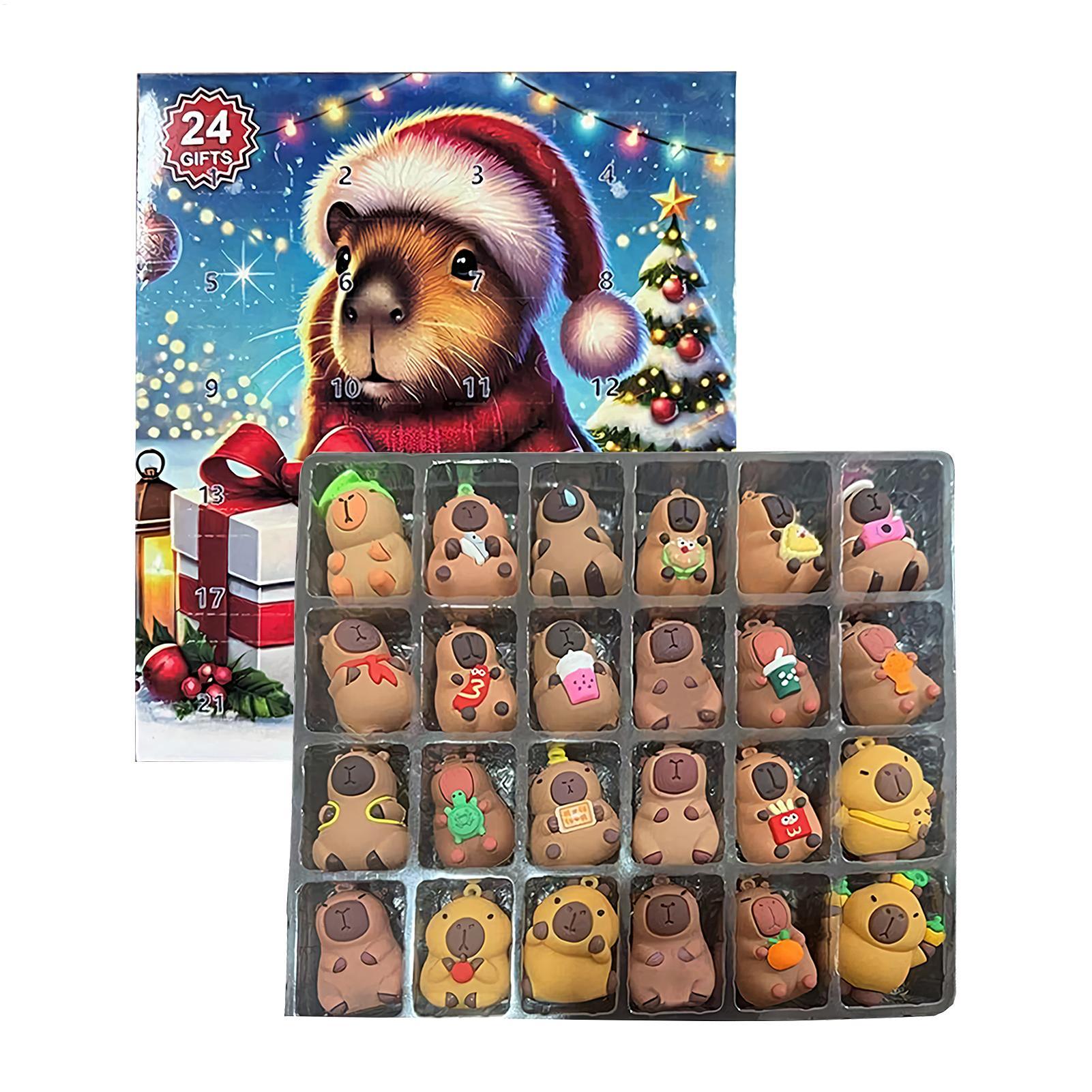Kids Toys Christmas 2025 - ##Christmas Calendar Countdown 2025 Capybara Figure