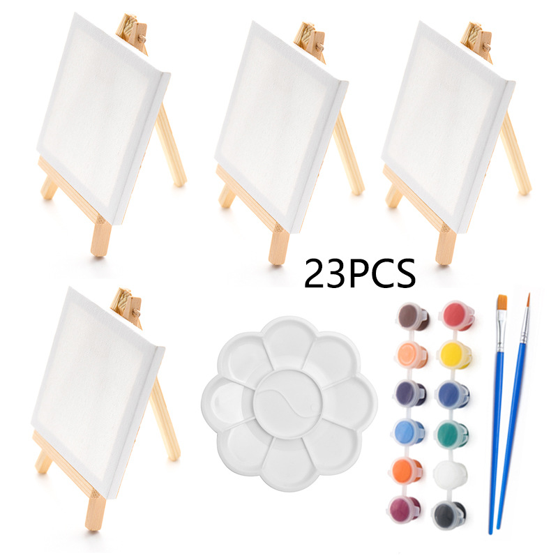 23Pcs Mini Easel Drawing Board - đánh giá và giá Kids Art Easel