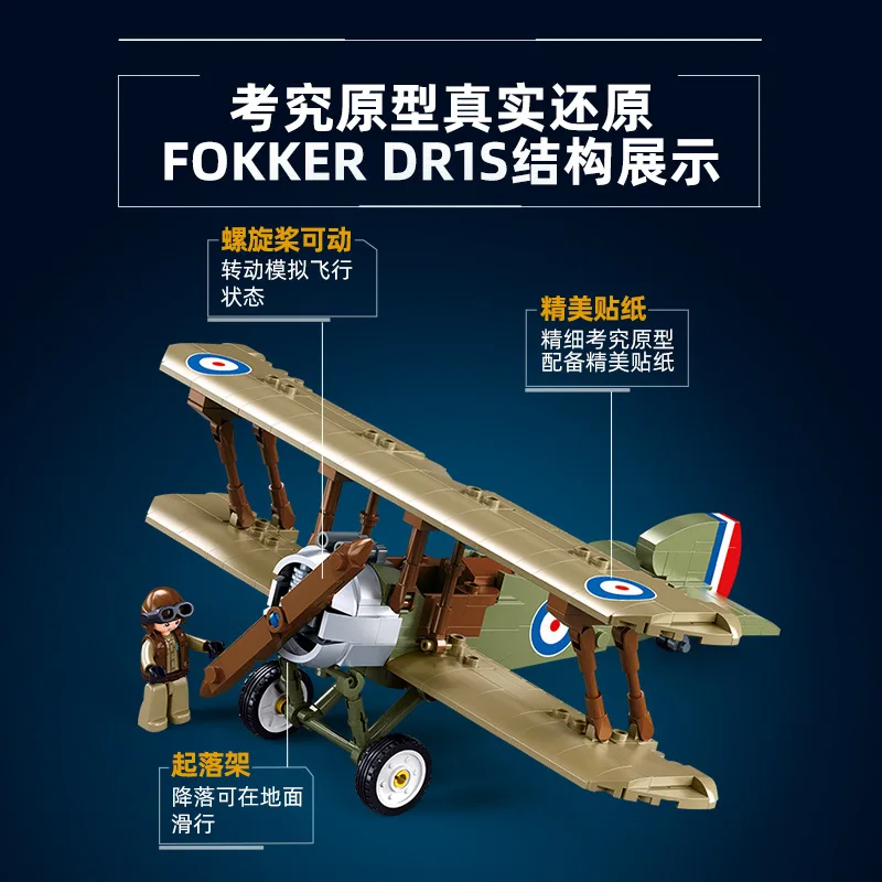 Sopwith Camel WW1 Fighter Jet  - đánh giá và giá Kids Toys Uk