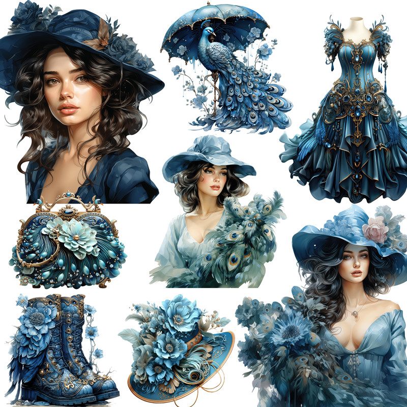 Victoria Peacock Blue Stickers - đánh giá và giá Kids Toys Victoria