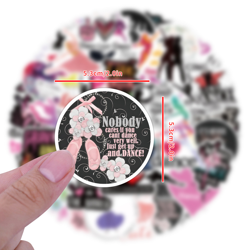 60PCS No RepeatDance Stickers  - đánh giá và giá Kids Toys Quotes