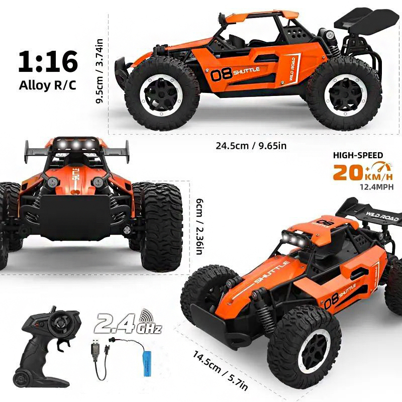 1:16 High-Speed RC Car 2.4G 20 - đánh giá và giá Kids Toys Channel