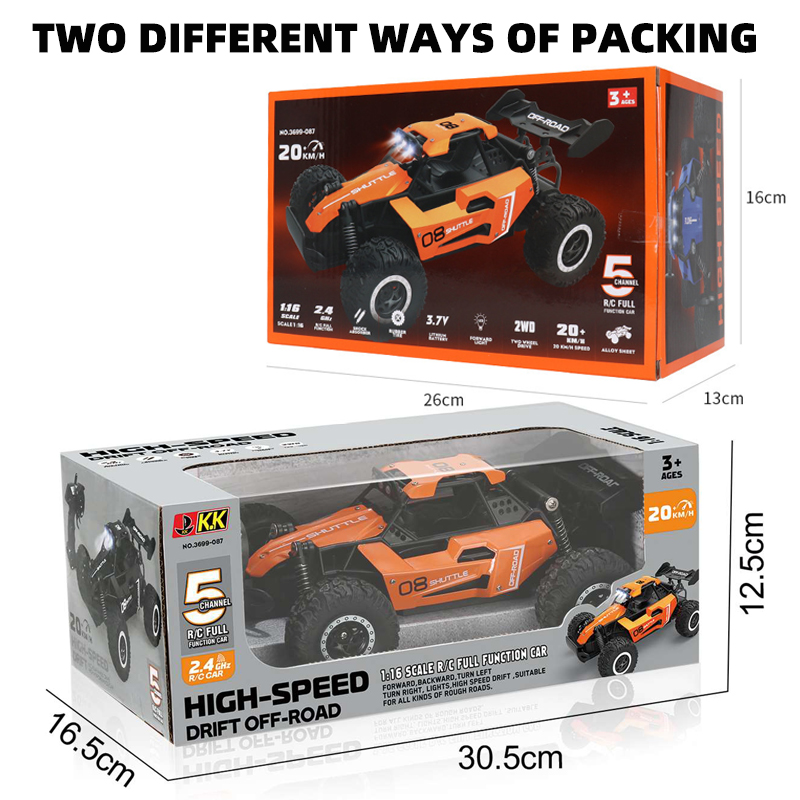 1:16 High-Speed RC Car 2.4G 20 - đánh giá và giá Kids Toys Channel