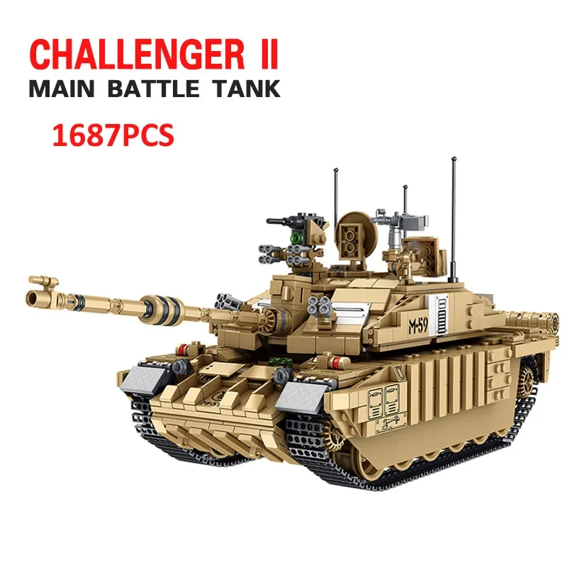 1687Pcs Military Tanks UK Chal - đánh giá và giá Kids Toys Uk