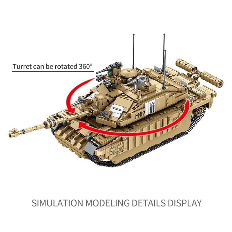 1687Pcs Military Tanks UK Chal - đánh giá và giá Kids Toys Uk