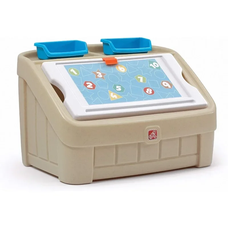 Furniture 2-in-1 Toy Box and E - đánh giá và giá Kids Art Easel