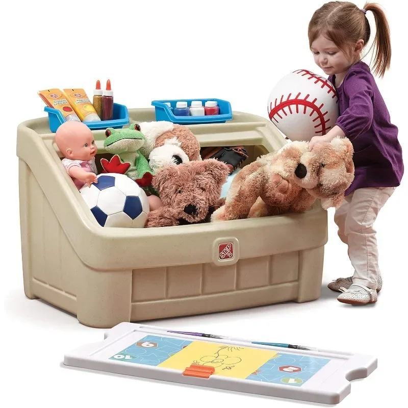 Furniture 2-in-1 Toy Box and E - đánh giá và giá Kids Art Easel