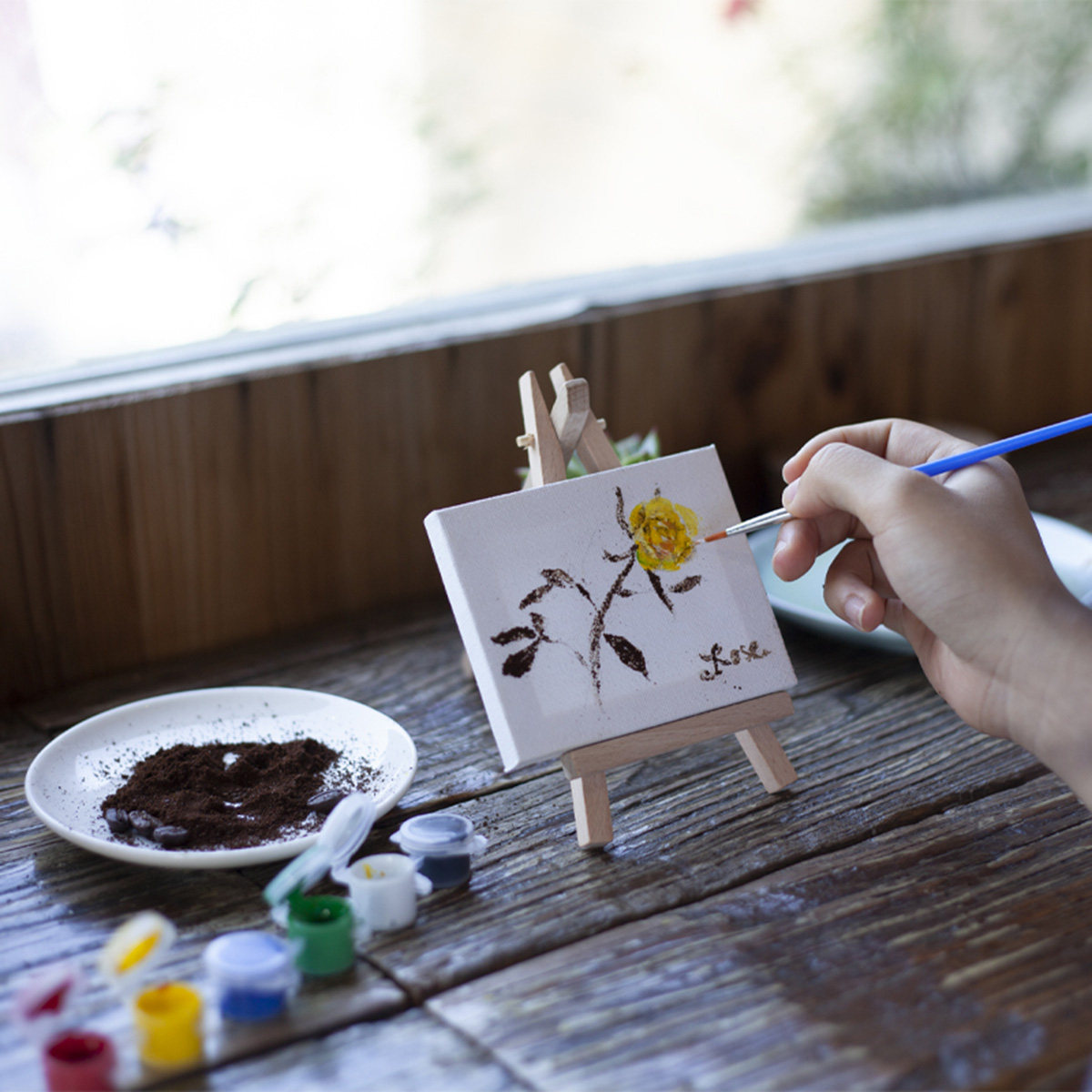 10Pcs Mini Wooden Easel with T - đánh giá và giá Kids Art Easel