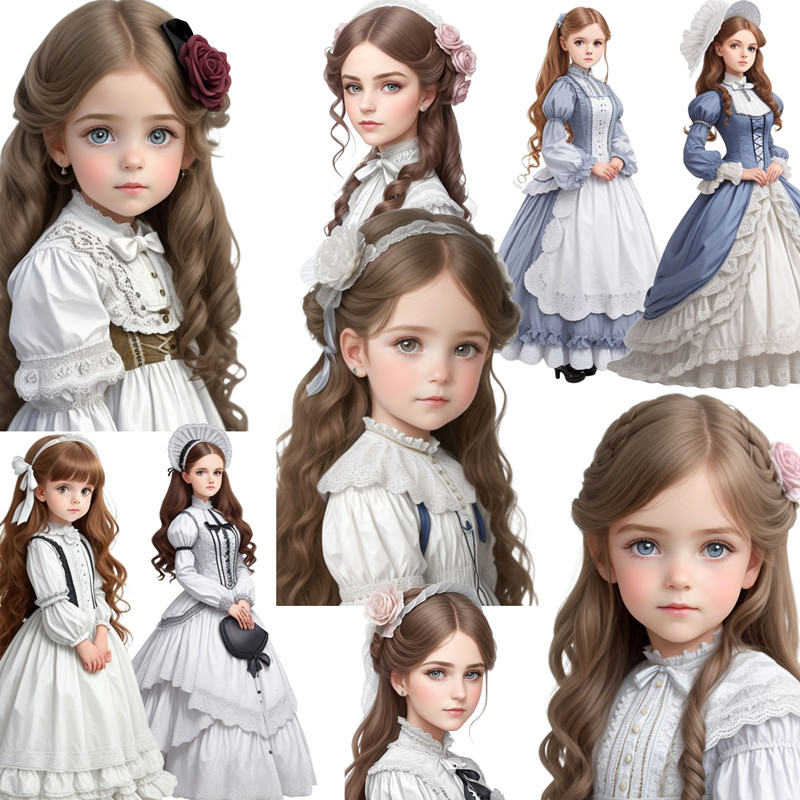 Victoria Little Girl Stickers  - đánh giá và giá Kids Toys Victoria