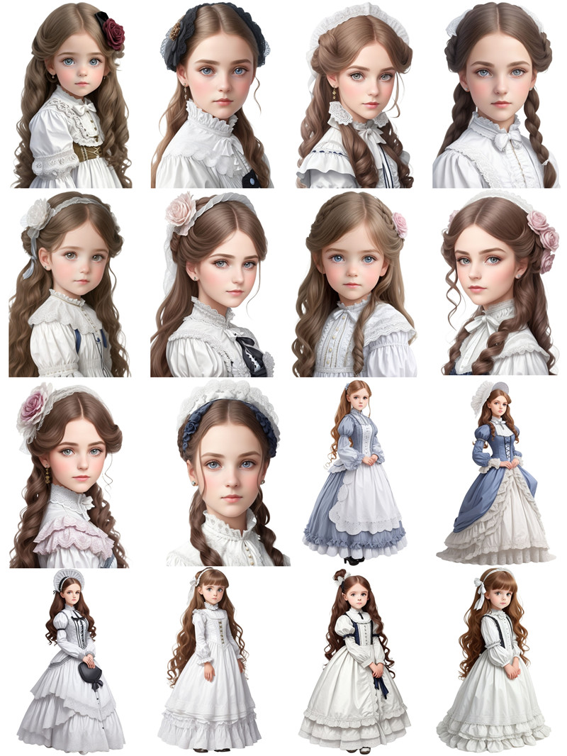 Victoria Little Girl Stickers  - đánh giá và giá Kids Toys Victoria