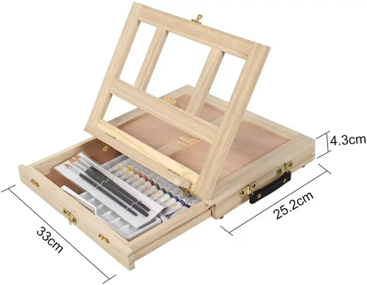 Portable Wooden Table Easel fo - đánh giá và giá Kids Art Easel