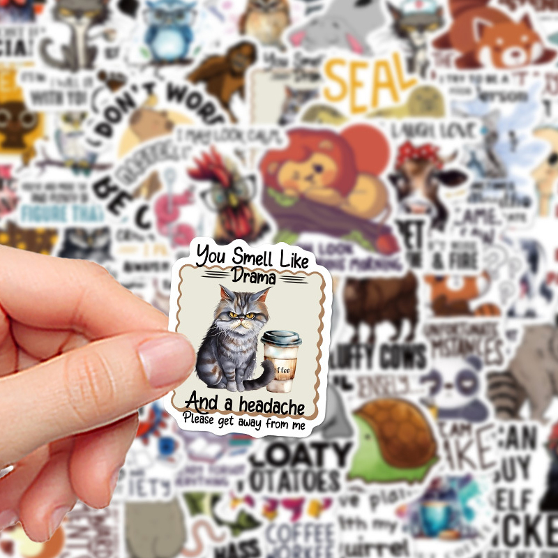 50PCS Funny Cartoon Graffiti S - đánh giá và giá Kids Toys Quotes
