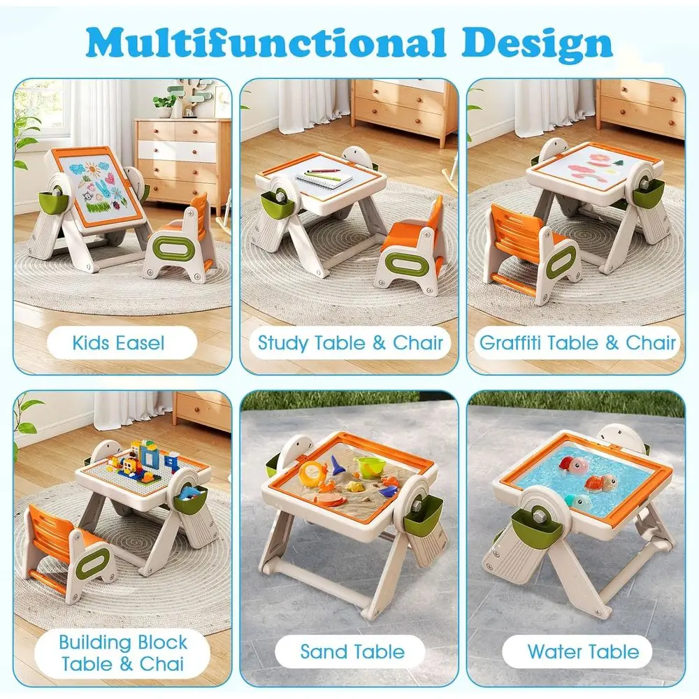 Height-Adjustable Art Easel wi - đánh giá và giá Kids Art Easel