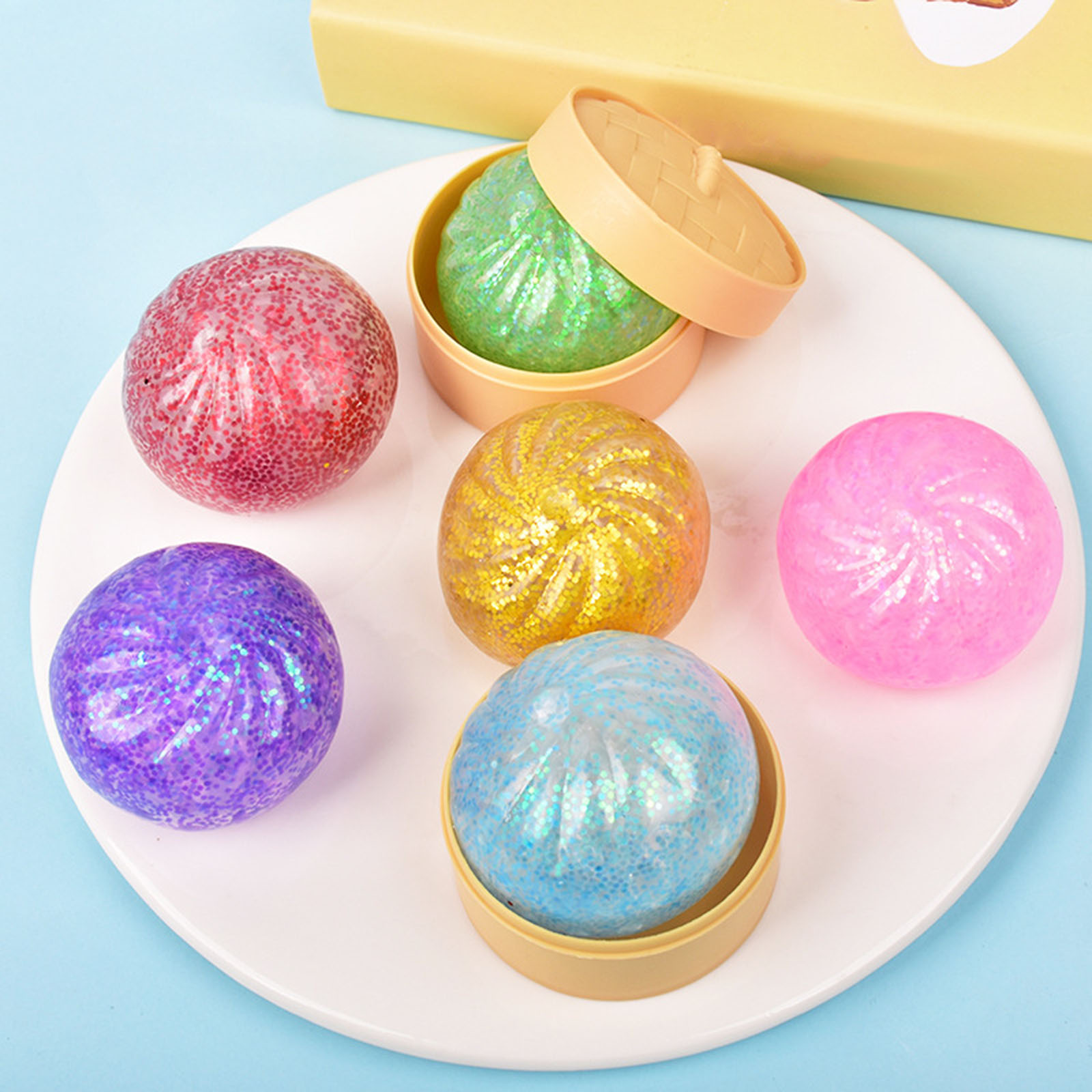 New 12pcs Set Glitter Dumpling - đánh giá và giá Kids Toys Dumplings