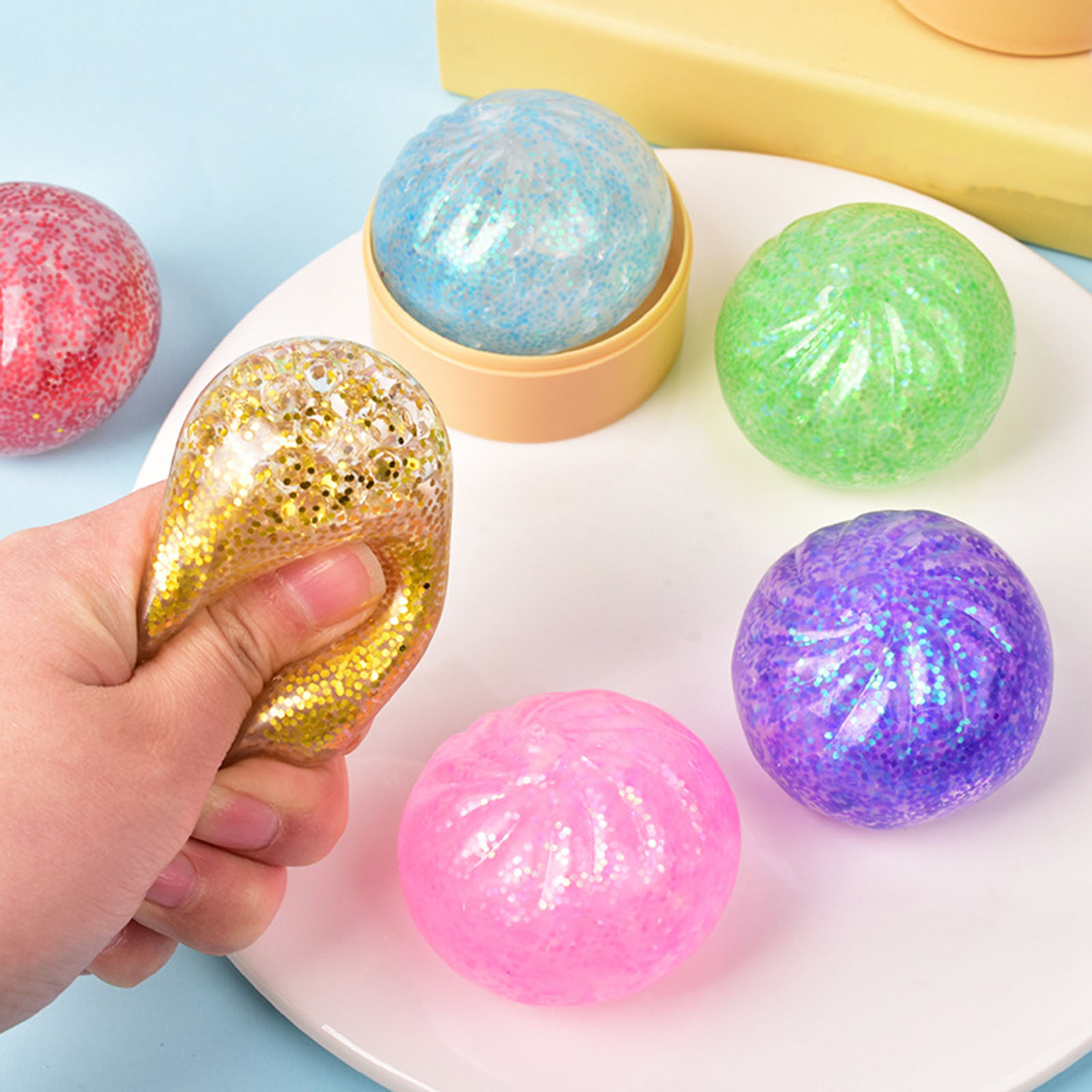 New 12pcs Set Glitter Dumpling - đánh giá và giá Kids Toys Dumplings