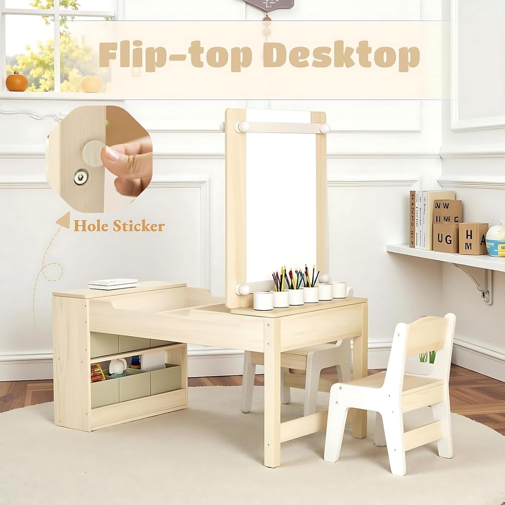 Kids Art Table and Chairs Set, - đánh giá và giá Kids Art Easel