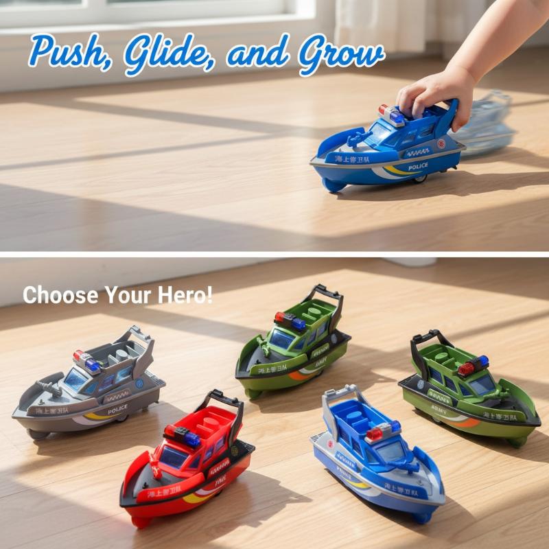 Quality Inertia Toy Boat Polic - đánh giá và giá Kids Toys Quality