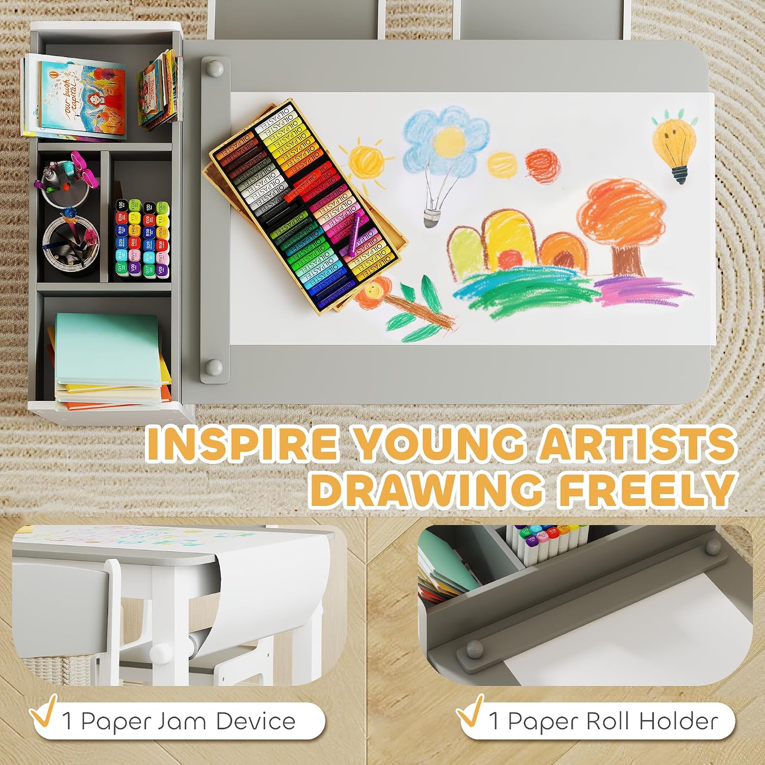 Kids Art Table & Easel Chair S - đánh giá và giá Kids Art Easel