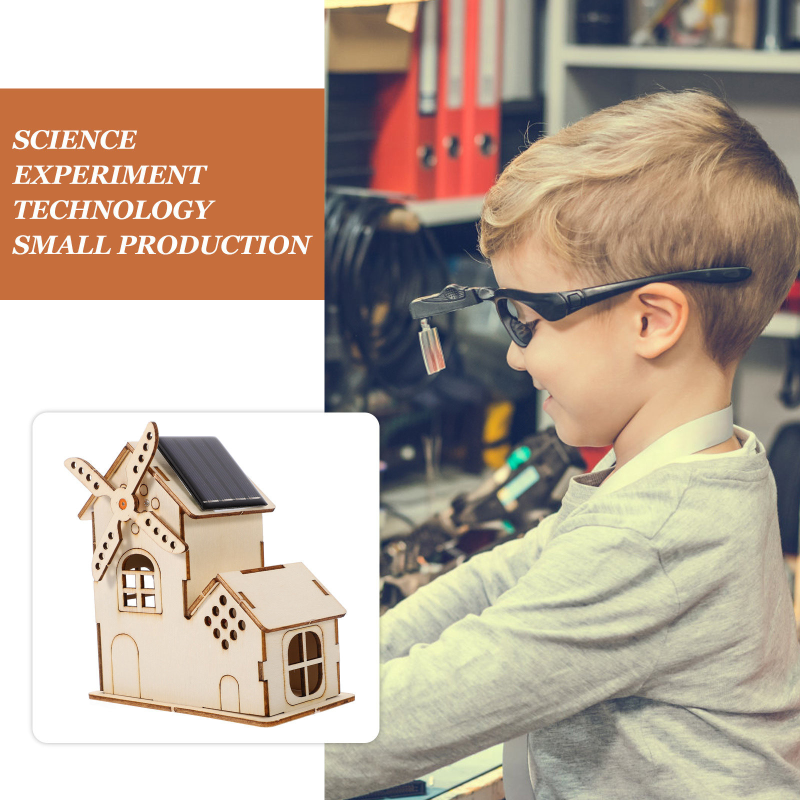 1Set Solar Windmill Assembly S - đánh giá và giá Science Experiment Kit