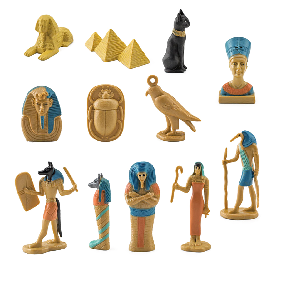 12Pcs Ancient Egypt Figurine P - đánh giá và giá Kids Toys Under 200