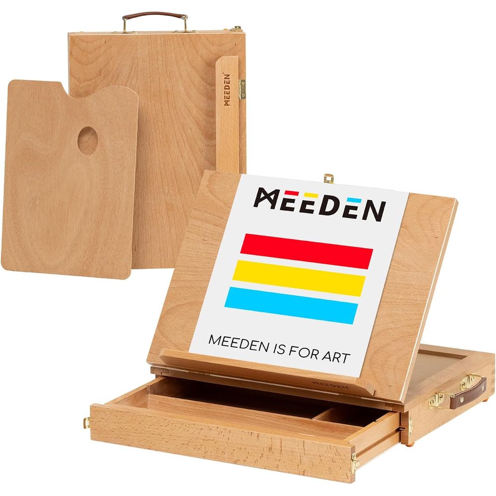 Portable Solid Wood Tabletop E - đánh giá và giá Kids Art Easel