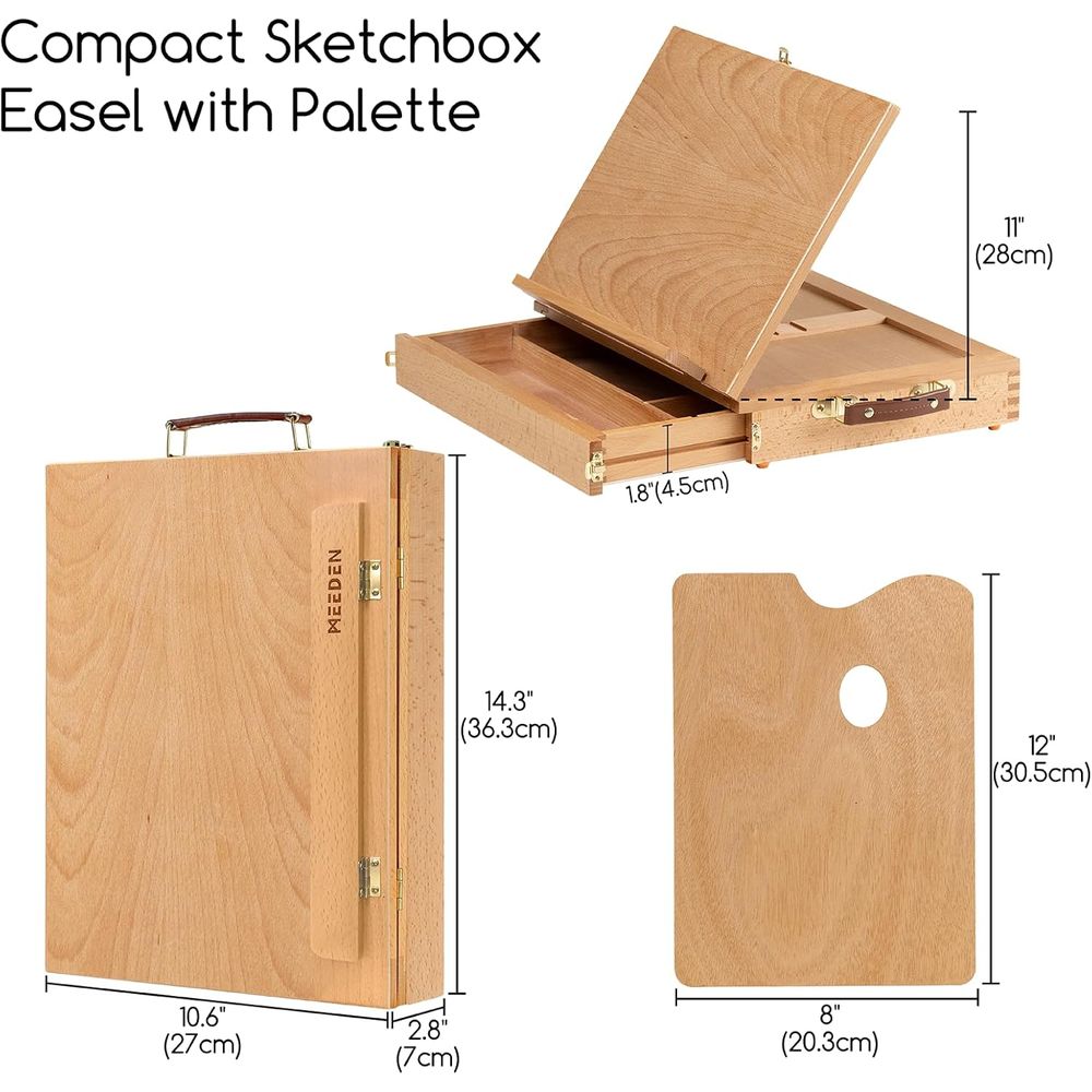 Portable Solid Wood Tabletop E - đánh giá và giá Kids Art Easel