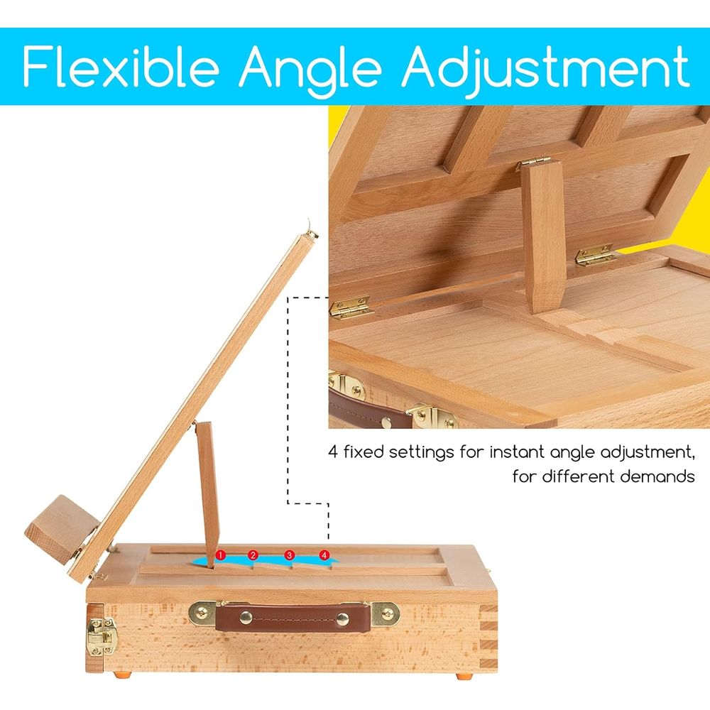 Portable Solid Wood Tabletop E - đánh giá và giá Kids Art Easel