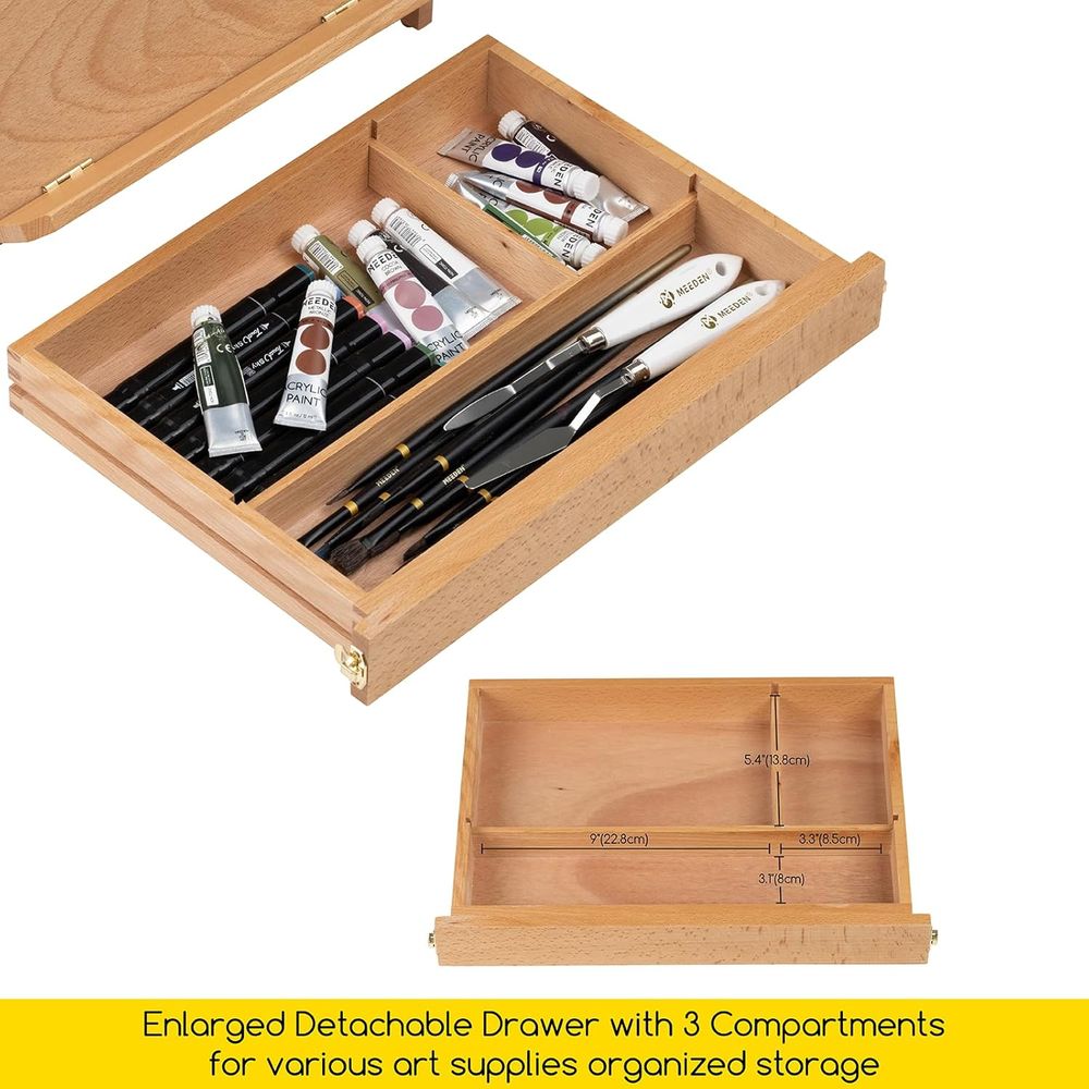 Portable Solid Wood Tabletop E - đánh giá và giá Kids Art Easel