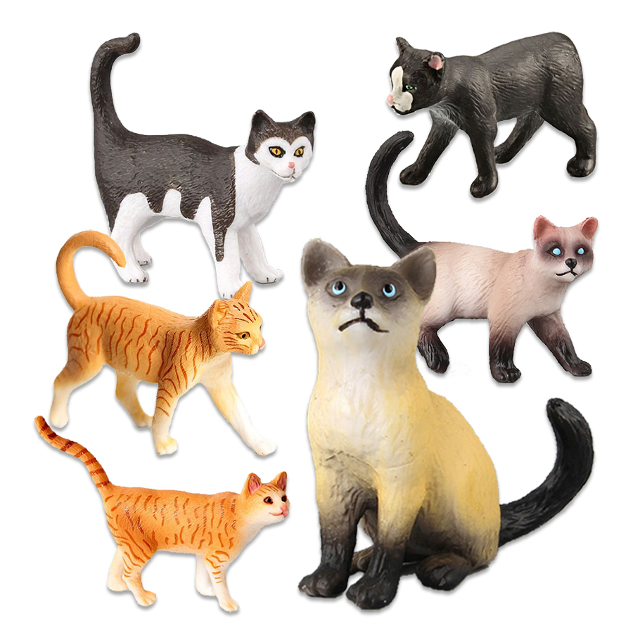 Realistic Plastic Cat Figurine - đánh giá và giá Kids Toys Under 200