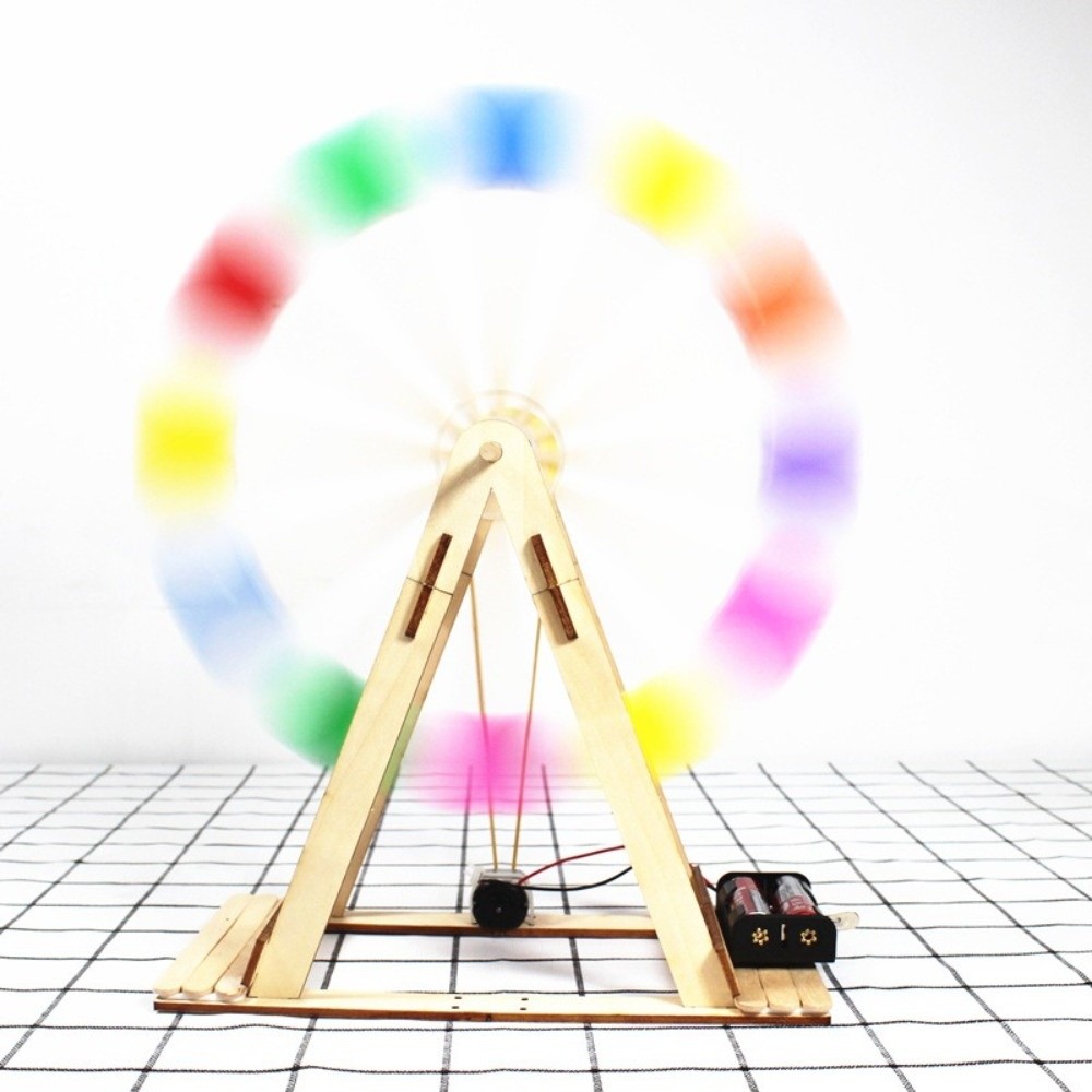 DIY Assembly Wooden Ferris Whe - đánh giá và giá Science Experiment Kit