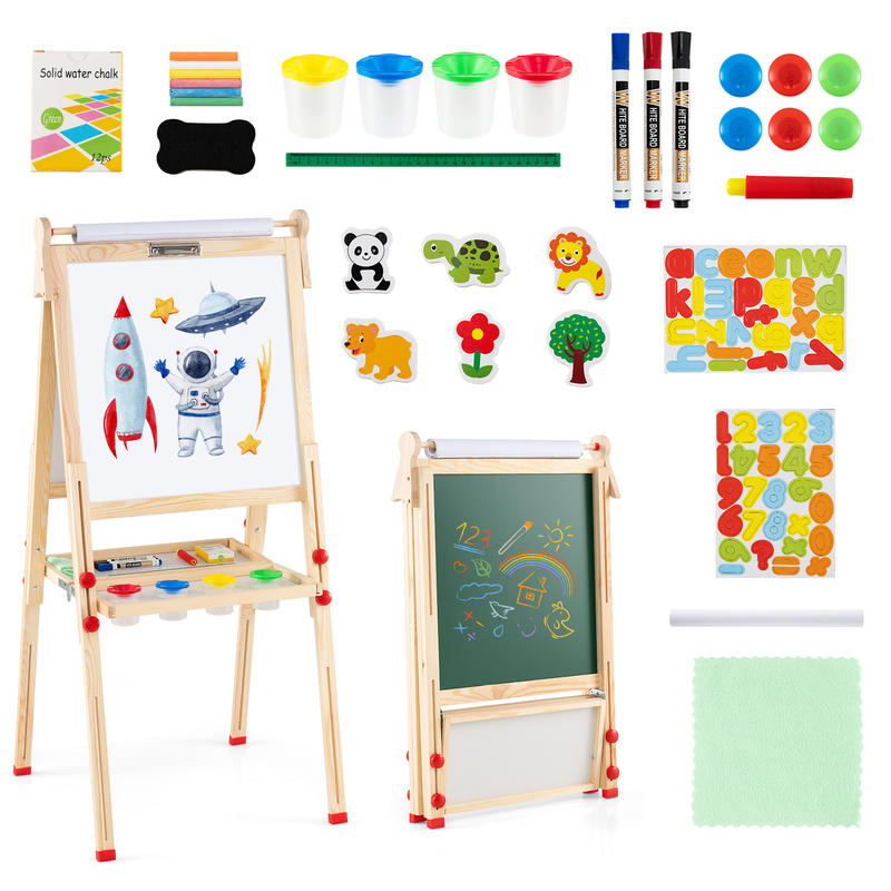 3-in-1 Double-Sided Folding Wo - đánh giá và giá Kids Art Easel
