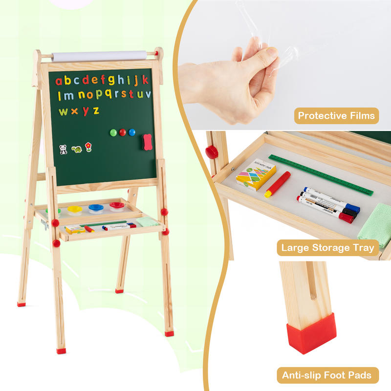 3-in-1 Double-Sided Folding Wo - đánh giá và giá Kids Art Easel