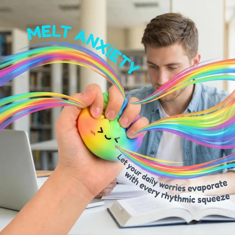 Rainbow Color Dumpling Squishy - đánh giá và giá Kids Toys Dumplings