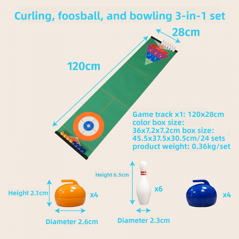 Curling Tabletop Game Set, Min - đánh giá và giá Kids Toys Kids Toys
