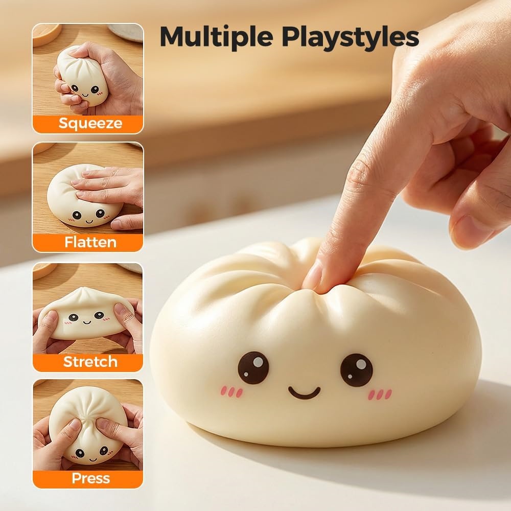 Large Dumpling Stress Ball wit - đánh giá và giá Kids Toys Dumplings