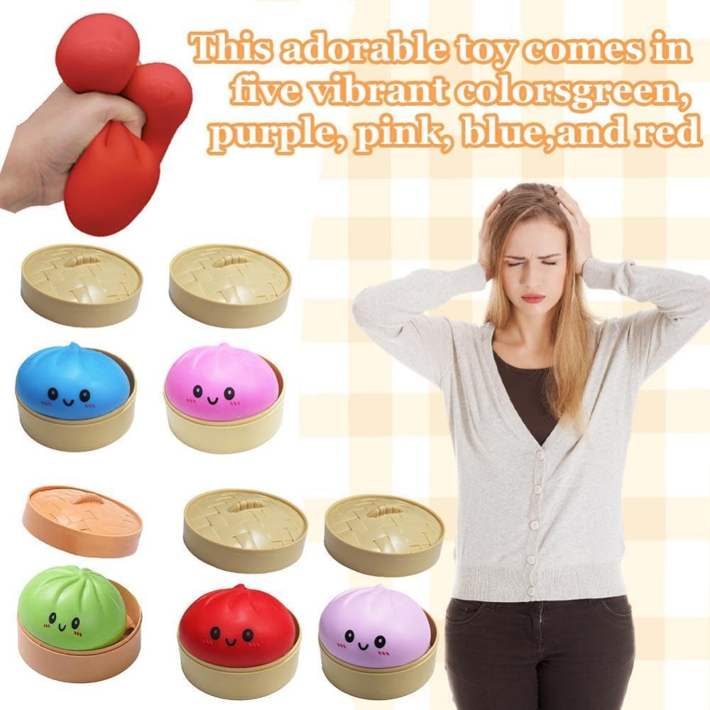 Large Dumpling Stress Ball wit - đánh giá và giá Kids Toys Dumplings