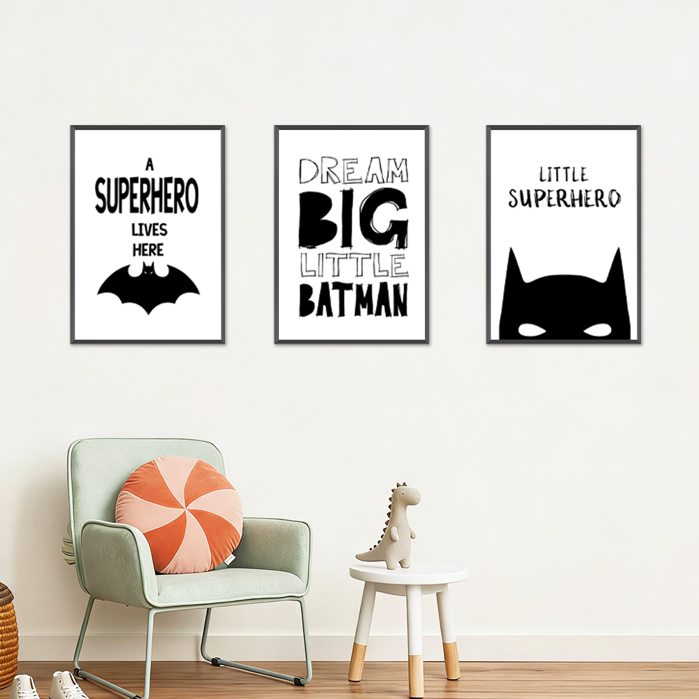 Black and White Superheroes Mi - đánh giá và giá Kids Toys Quotes